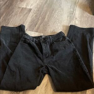 Hollister Women's High Rise Black Dad Jeans